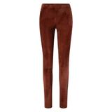 DEPECHE RUSKIND PLAIN LEGGING WITH ZIP AT TOP SMOKED PAPRIKA
